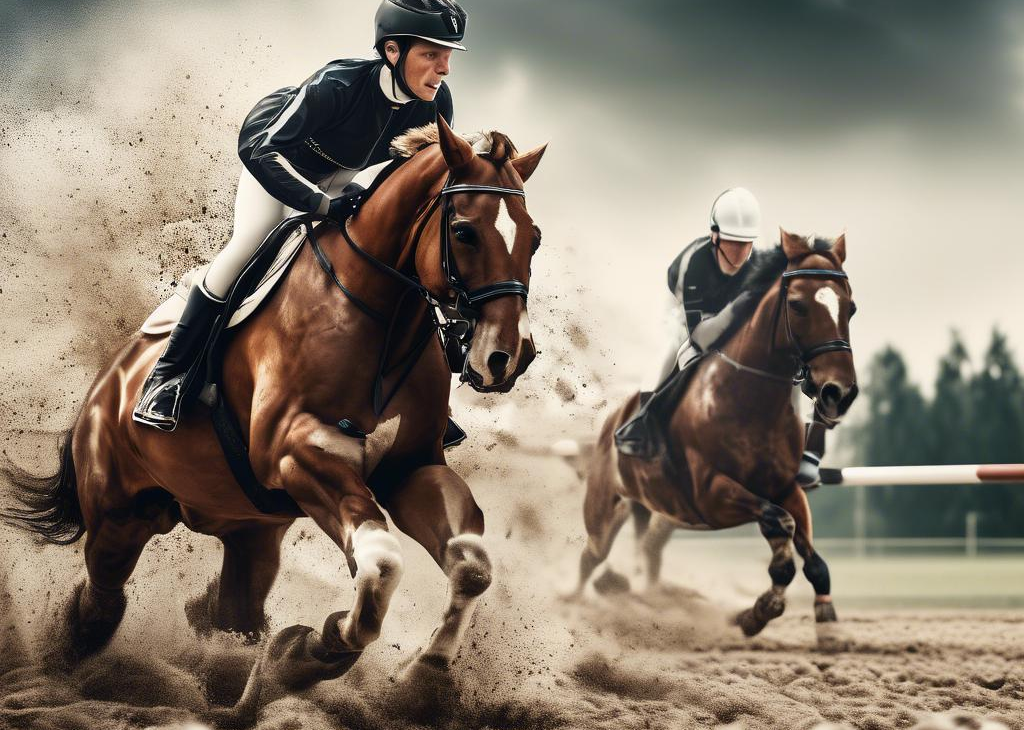 Großes Hufeisen: Fortgeschrittene Fähigkeiten im Reitsport zeigen