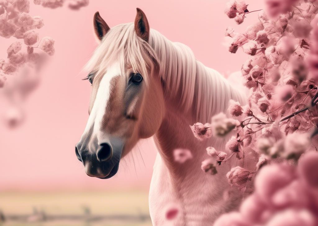 Pony Trense von Waldhausen mit Rosé farbenen Edelstahlbeschlägen