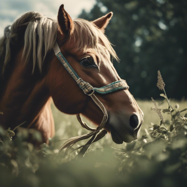 Pony Trense von Waldhausen mit Nasenriemen & Stirnband