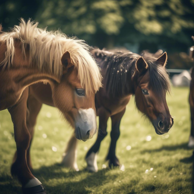 Welsh Ponys im Showring: Vorbereitung und Präsentation