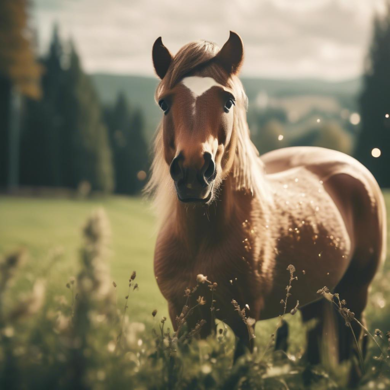 Tolle Pony Schabracke zum Schutz